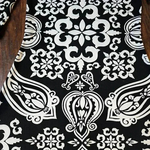 White House Black Market Black Womens Size XXS 3/4 Sleeves Dress WHBM Stretchy - Picture 4 of 6